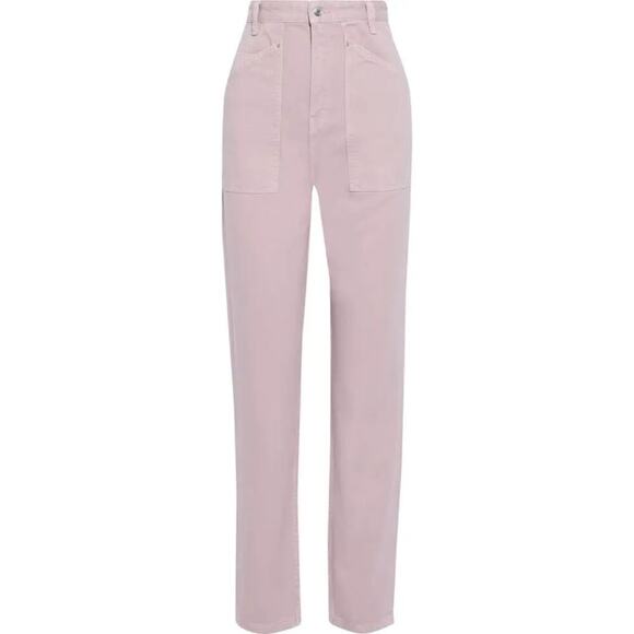 EUC IRO Paris Goma High-Rise Straight Leg Jeans Light Pink FR 40 US 8 Pastel Y2K - Picture 2 of 16